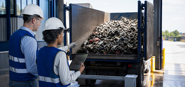 Automobile - 04 Shredder residue material staged for statistical profiling