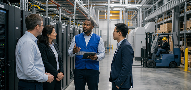 Compliance Management System - 05 EHS consultant reviewing a facility's compliance calendar and reporting schedule