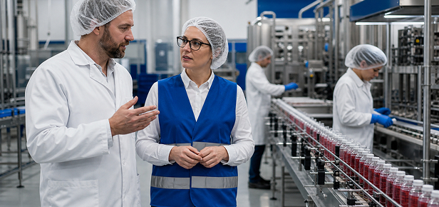 EHS compliance documentation review for a food processing facility