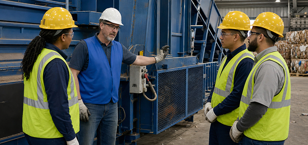 Recycled - 7 EHS compliance documentation review for a scrap metal recycling facility