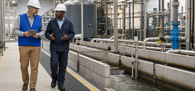 Industrial wastewater treatment and discharge monitoring equipment