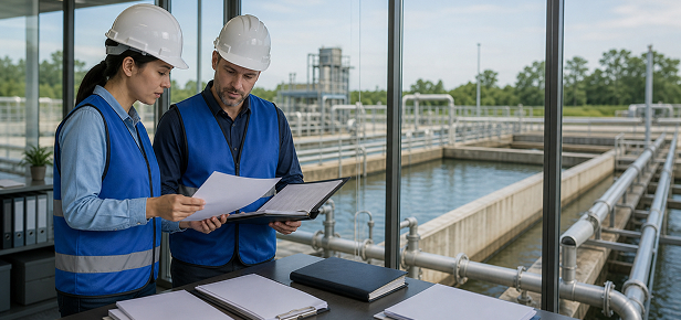 Wastewater permitting documentation and recordkeeping review