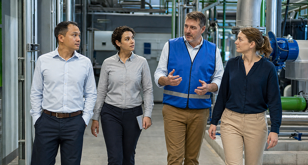 About Us - 03 Harrow Environmental team reviewing a client's EHS compliance documentation